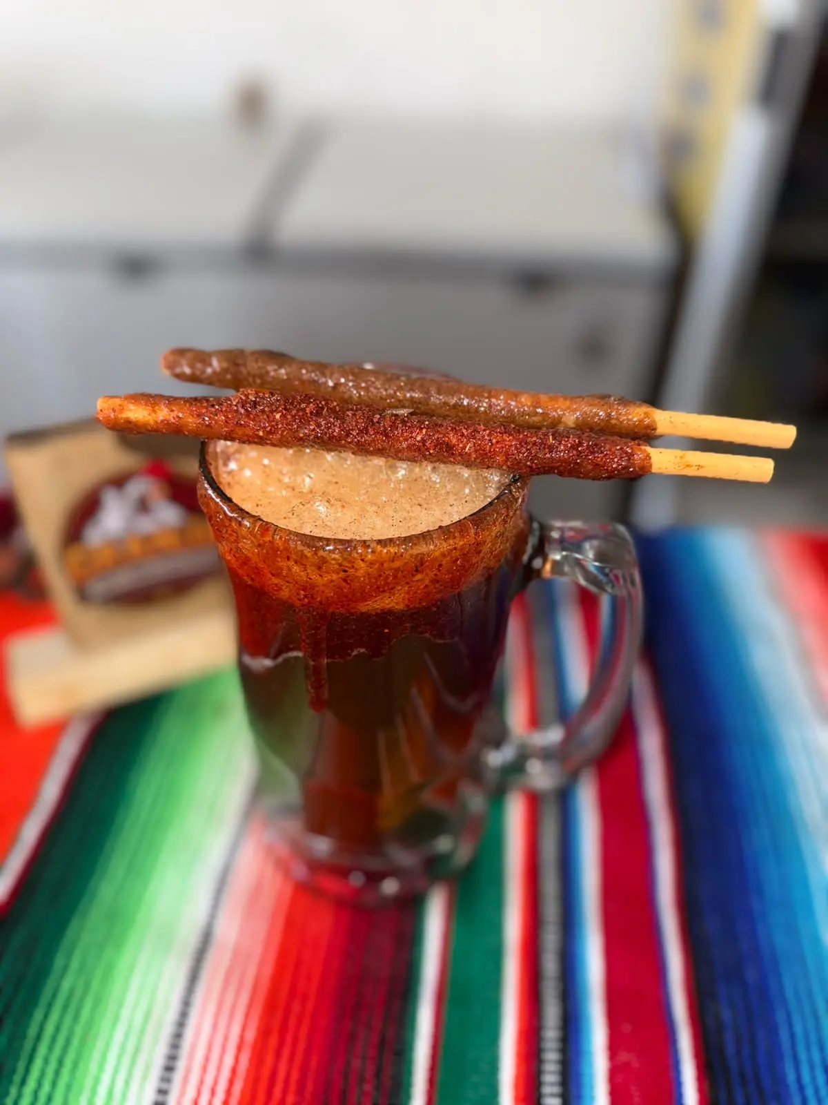 Michelada preparada en Granja La Mangana